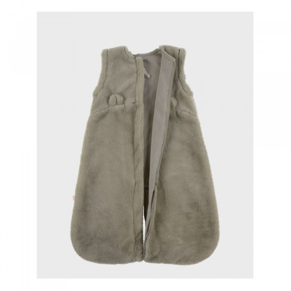 Gigoteuse bébé 70cm fausse fourrure kaki mix and match Noukies