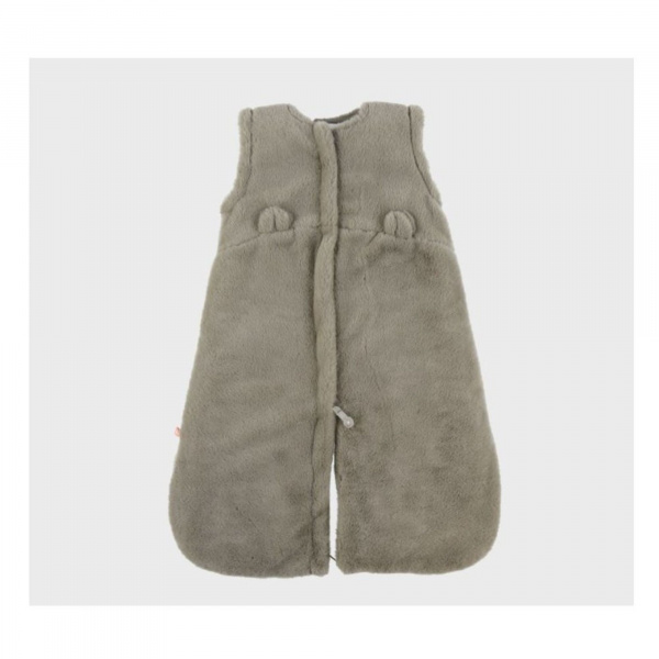 Gigoteuse bébé 70cm fausse fourrure kaki mix and match Noukies