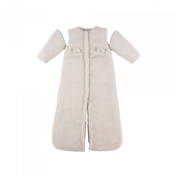 Gigoteuse bébé 100cm fausse fourrure beige mix and match Noukies