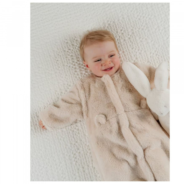 Gigoteuse bébé 100cm fausse fourrure beige mix and match Noukies