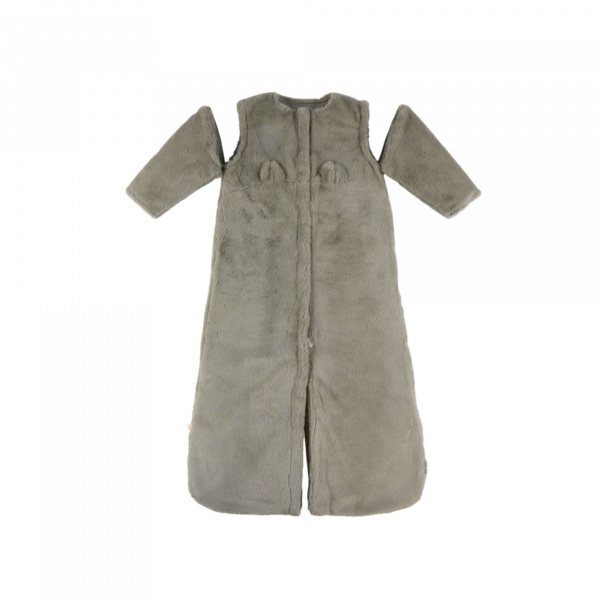 Gigoteuse bébé 100cm fausse fourrure kaki mix and match Noukies