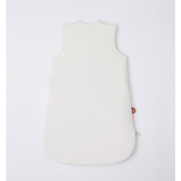 Gigoteuse babou 70cm en veloudoux blanc Noukies