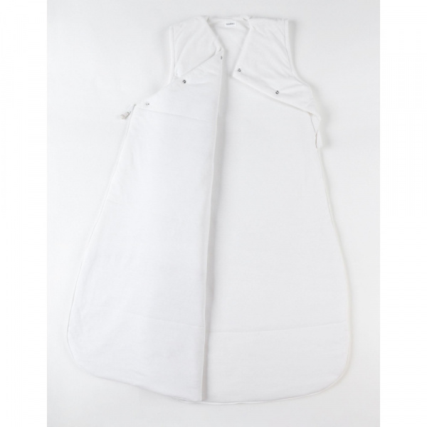 Gigoteuse babou 100cm en veloudoux blanc Noukies