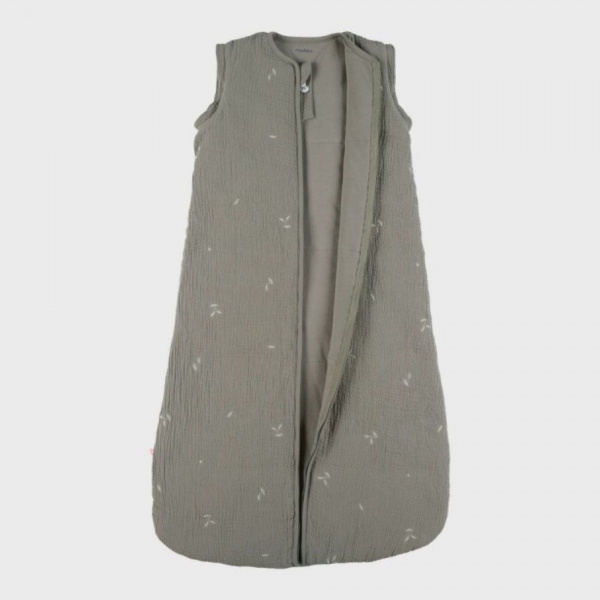 Gigoteuse 100cm jersey ouatiné kaki - mix and match Noukies