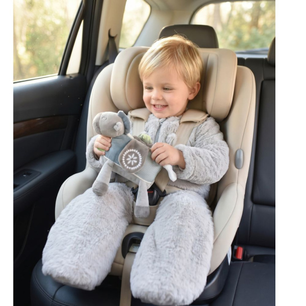 Gigoteuse bébé 100cm fausse fourrure gris Noukies