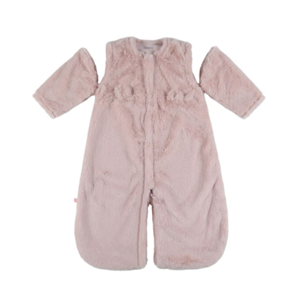 Gigoteuse bébé 70cm fausse fourrure rose Noukies