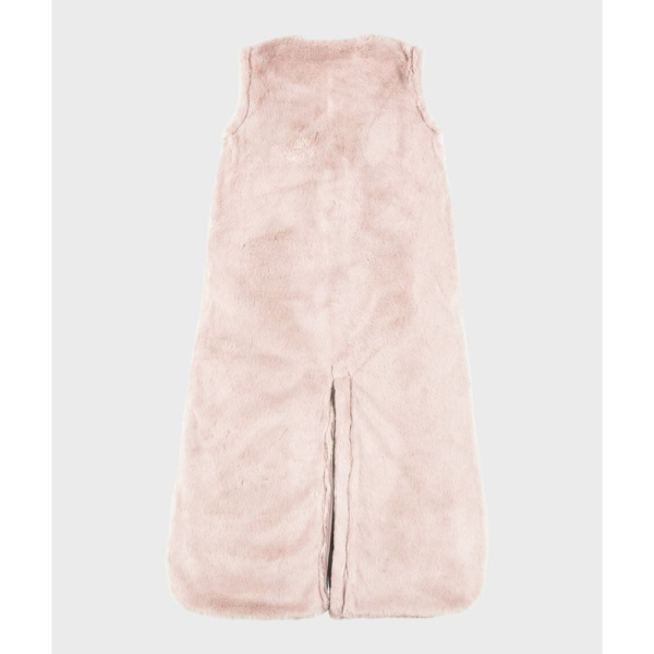 Gigoteuse bébé 100cm fausse fourrure rose Noukies