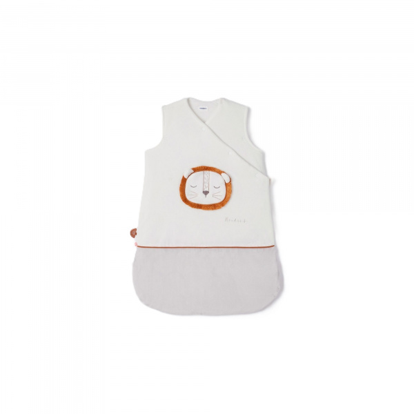 Gigoteuse babou 50cm en veloudoux blanc Noukies