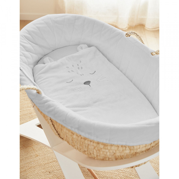 Couffin naturel gris babou & kendi Noukies