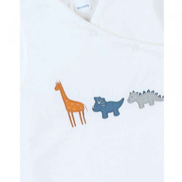 Gigoteuse 70 cm tiga, stegi & ops en veloudoux®, écru Noukies