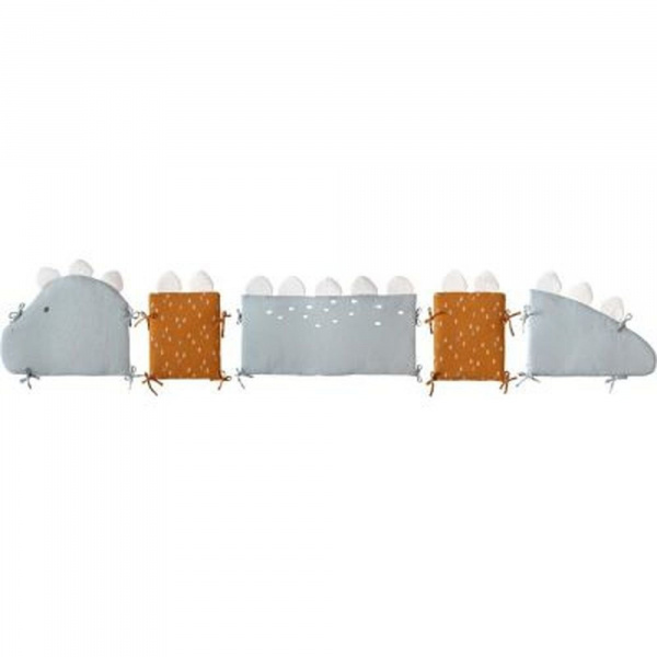 Tour de lit en mousseline de coton dinosaures Noukies
