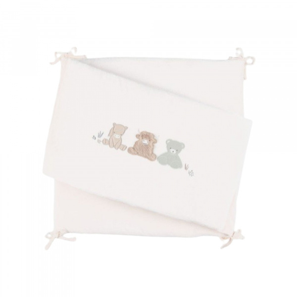 Tour de lit en veloudoux fluffy orso & lily Noukies