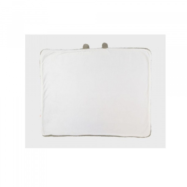 Couverture bébé 75 x 100cm en fausse fourrure kaki mix & match Noukies