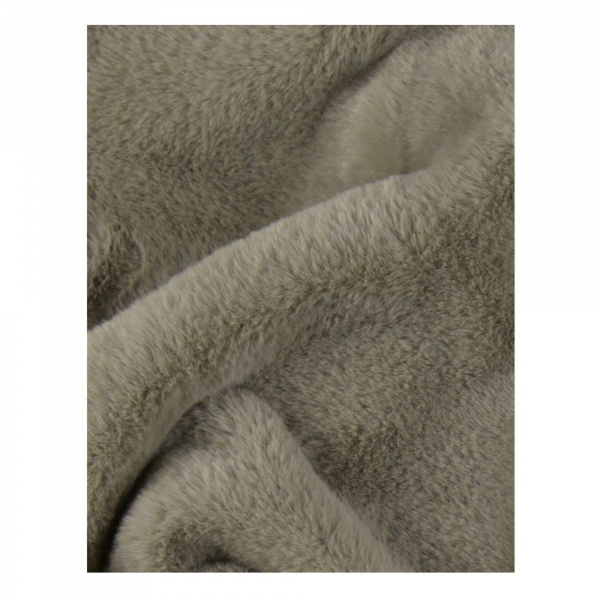 Couverture bébé 75 x 100cm en fausse fourrure kaki mix & match Noukies