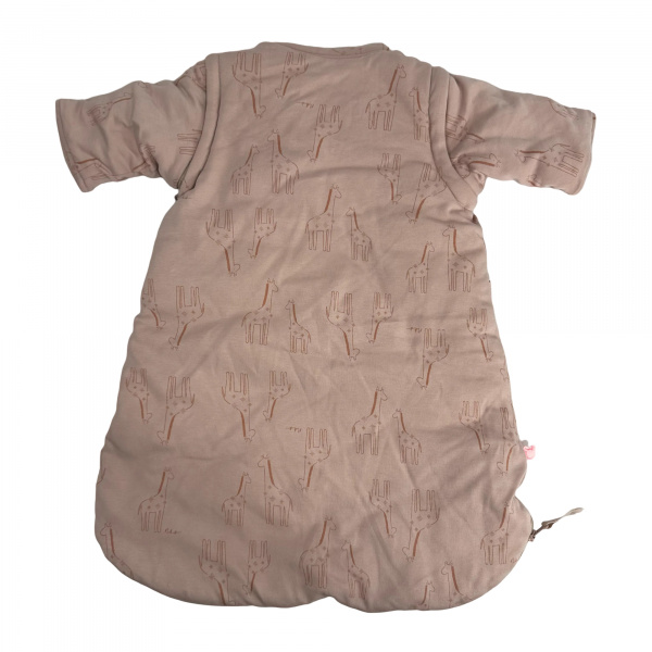 Les imparfaits - gigoteuse hiver 0-3 mois jersey bio rose girafe Noukies