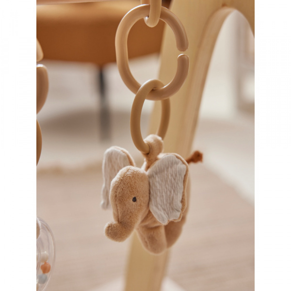 Arche d'éveil en bois + set de jouets d'activités bali, moka & snow Noukies