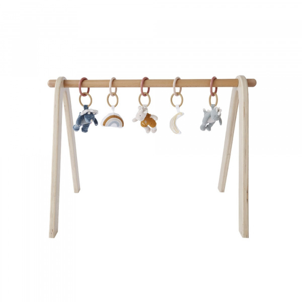 Arche d'éveil en bois + set de jouets d'activités stegi tiga & ops Noukies