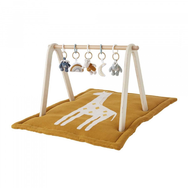 Arche d'éveil en bois + set de jouets d'activités stegi tiga & ops Noukies