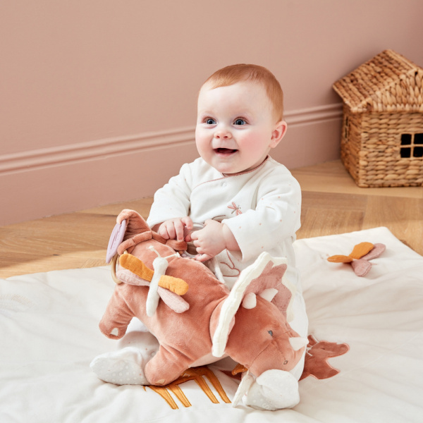 Peluche d'activités popsie rose - 40 cm Noukies