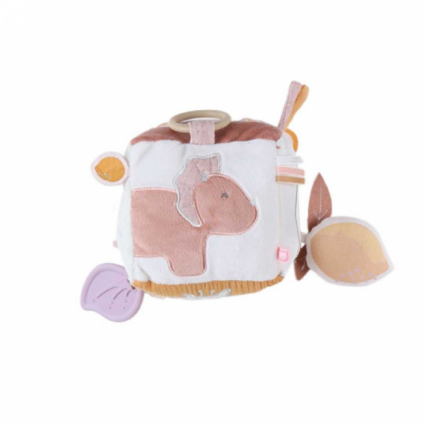 Jouet d'éveil bébé cube d'activités popsie gigi et louli Noukies