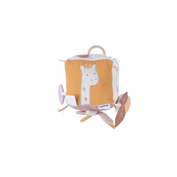 Jouet d'éveil bébé cube d'activités popsie gigi et louli Noukies