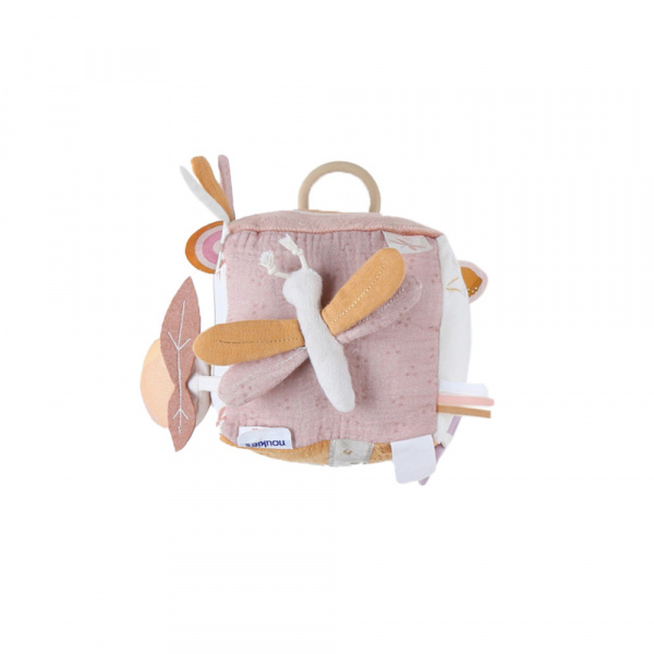 Jouet d'éveil bébé cube d'activités popsie gigi et louli Noukies