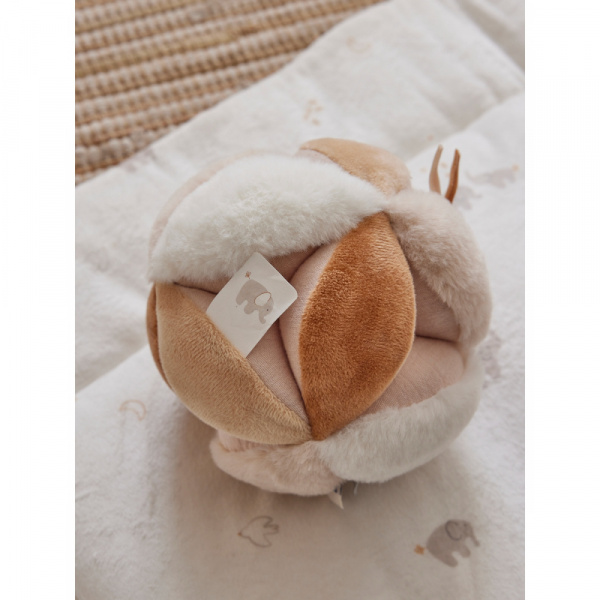 Balle de préhension bali, moka & snow multicolore Noukies