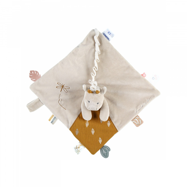 Doudou veloudoux girafe tiga Noukies