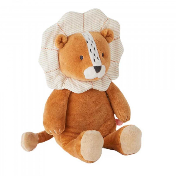 Peluche babou medium en veloudoux caramel Noukies