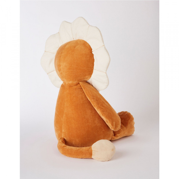 Peluche babou géante en veloudoux marron Noukies