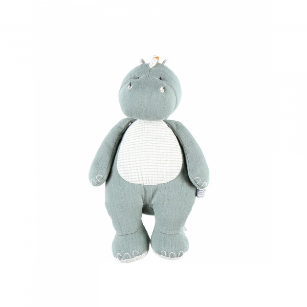 Peluche dinosaure vert sauge - 25 cm Noukies