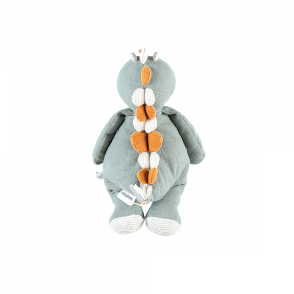 Peluche dinosaure vert sauge - 25 cm Noukies