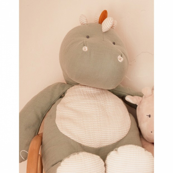 Peluche dinosaure gris - 40 cm Noukies