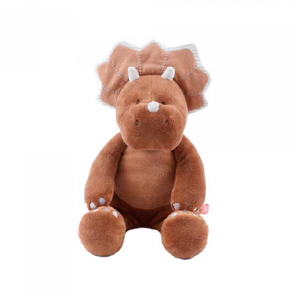 Peluche douce rhinocéros 25cm Noukies