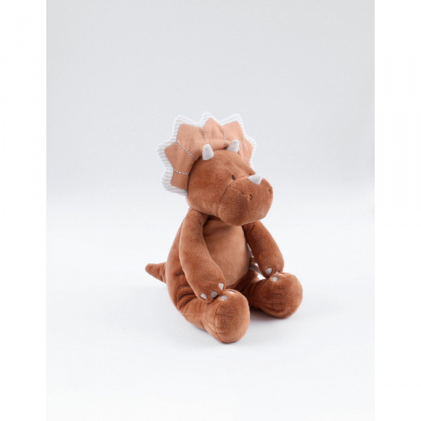 Peluche douce rhinocéros 25cm Noukies