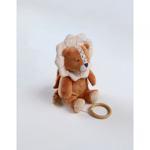 Peluche babou mini musicale en veloudoux caramel Noukies