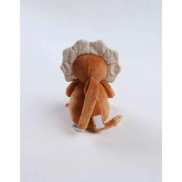 Peluche babou mini musicale en veloudoux caramel Noukies