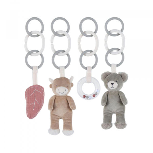 Set d'activités sensoriel multicolore pour arche d'éveil Noukies