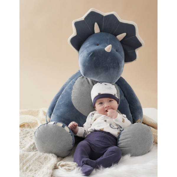 Peluche géante ops bleu - 80 cm Noukies