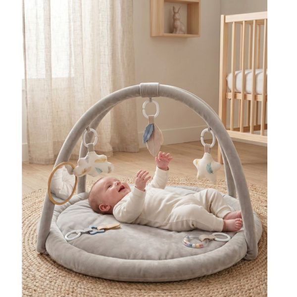 Tapis d’éveil avec arches verdi Noukies