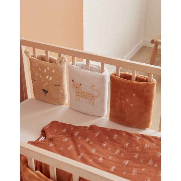 6 protèges barreaux pour lits et parcs bébé multicolore Noukies