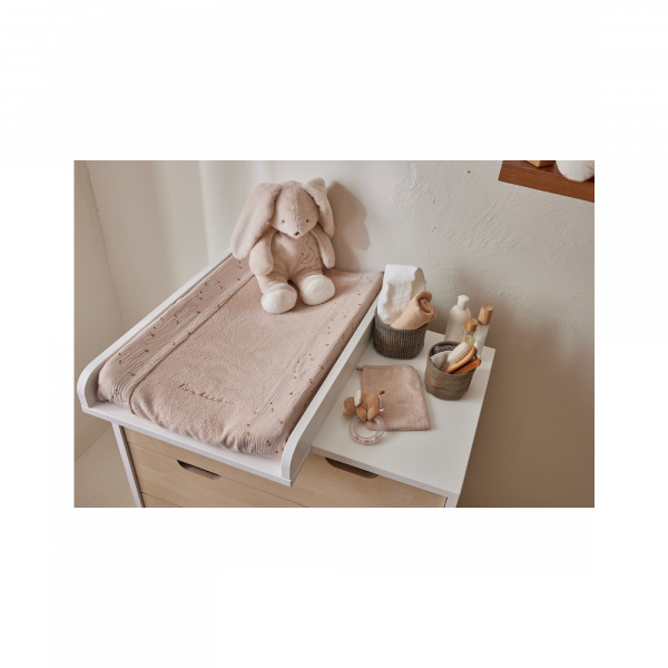 Matelas à langer 45x67cm + housse éponge colombes du bonheur Noukies