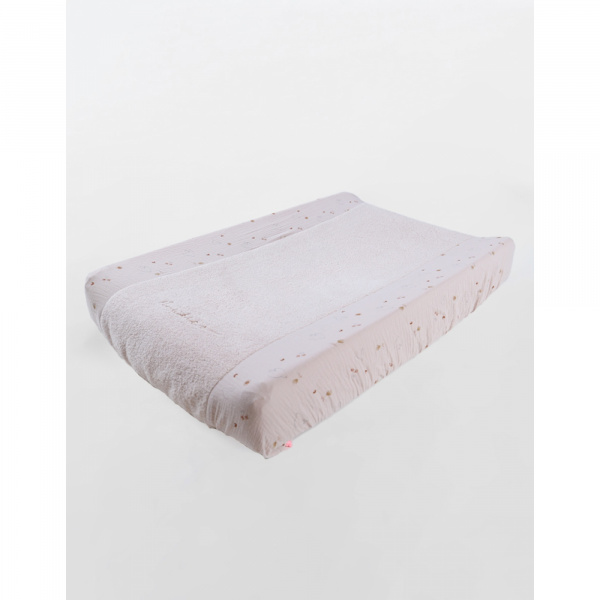 Matelas à langer 45x67cm + housse éponge colombes du bonheur Noukies