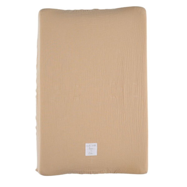 Attache-tétine universelle en coton bio sable Noukies