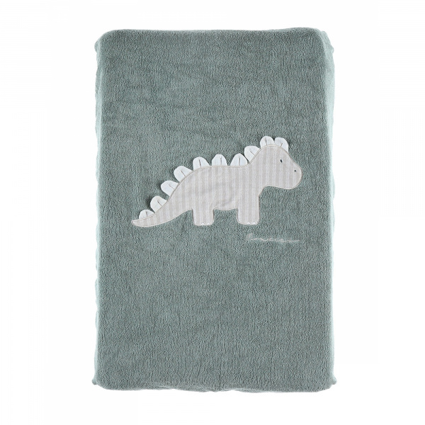 Matelas à langer avec housse dinosaure stegi Noukies