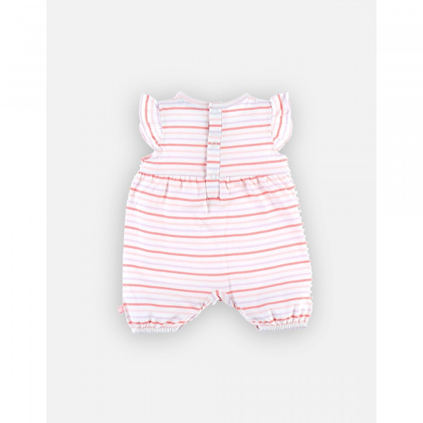 Combinaison rayée smart girl 1 mois Noukies