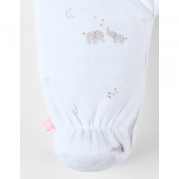 Pyjama velours naissance bali, moka & snow Noukies