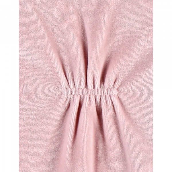 Pyjama bébé en velours tiga rose - 6 mois Noukies