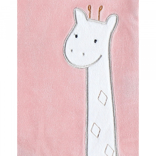 Pyjama bébé en velours tiga rose - 18 mois Noukies