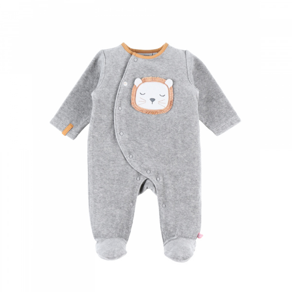 Pyjama bébé en velours babou & kendi - 6 mois Noukies